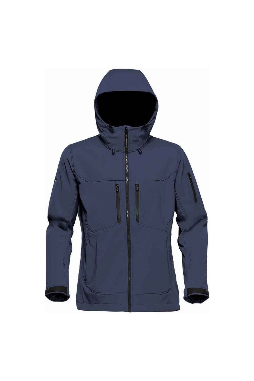 Stormtech Womens/Ladies Epsilon 2 Hooded Soft Shell Jacket (Navy/Graphite Grey)