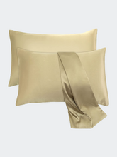 Load image into Gallery viewer, 2 Pack of Soft Cooling Satin Pillowcases