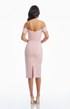 Load image into Gallery viewer, Bailey Vintage Pink Sweetheart Neckline Dress