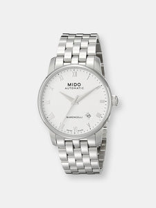 Mido Men's Baroncelli Ii Gent M86004261 Silver Stainless-Steel Swiss Automatic Dress Watch