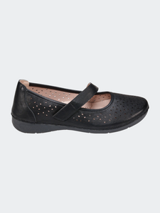 Laurel Black Mary Jane Flat