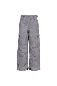 Trespass Childrens/Kids Joust Weatherproof Padded Touch Fastening Pants (Gray)