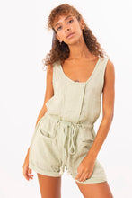 Load image into Gallery viewer, Square Neck Sleeveless Romper with Pocket