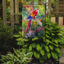 Load image into Gallery viewer, 11 x 15 1/2 in. Polyester Parrot  Parrot Head Garden Flag 2-Sided 2-Ply