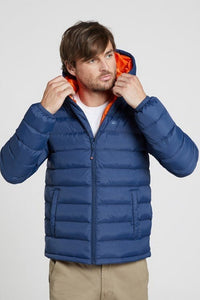 Mens Seasons Padded Jacket - Navy