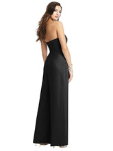 Load image into Gallery viewer, Strapless Notch Crepe Jumpsuit with Pockets - 3066