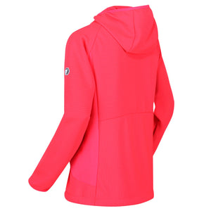 Regatta Womens/Ladies Terota Hooded Fleece Jacket (Neon Pink)