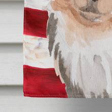 Load image into Gallery viewer, 28 x 40 in. Polyester Long Haired Chihuahua Patriotic Flag Canvas House Size 2-Sided Heavyweight