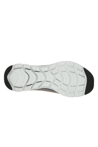 Mens Flex Advantage 4.0 True Clarity Leather Sneakers - Gray