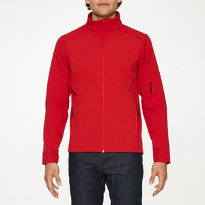 Gildan Mens Hammer Soft Shell Jacket (Red)
