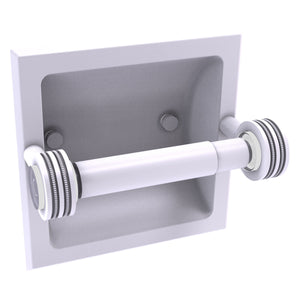 Clearview Collection Recessed Toilet Paper Holder With Dotted Accents