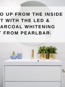 PearlBar Led & Charcoal Teeth Whitening Kit