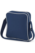 Load image into Gallery viewer, Retro Flight / Travel Bag (1.8 Gallons) - French Navy/White