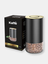 Load image into Gallery viewer, Kaffe Glass Storage Coffee Container - BPA Free Stainless Steel Canister with Airtight Lid (12oz)