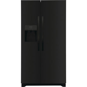 25.6 Cu. Ft. Black Side by Side Refrigerator