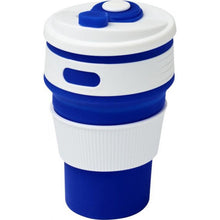 Load image into Gallery viewer, Avenue Cora Collapsible Tumbler (Blue/White) (One Size)