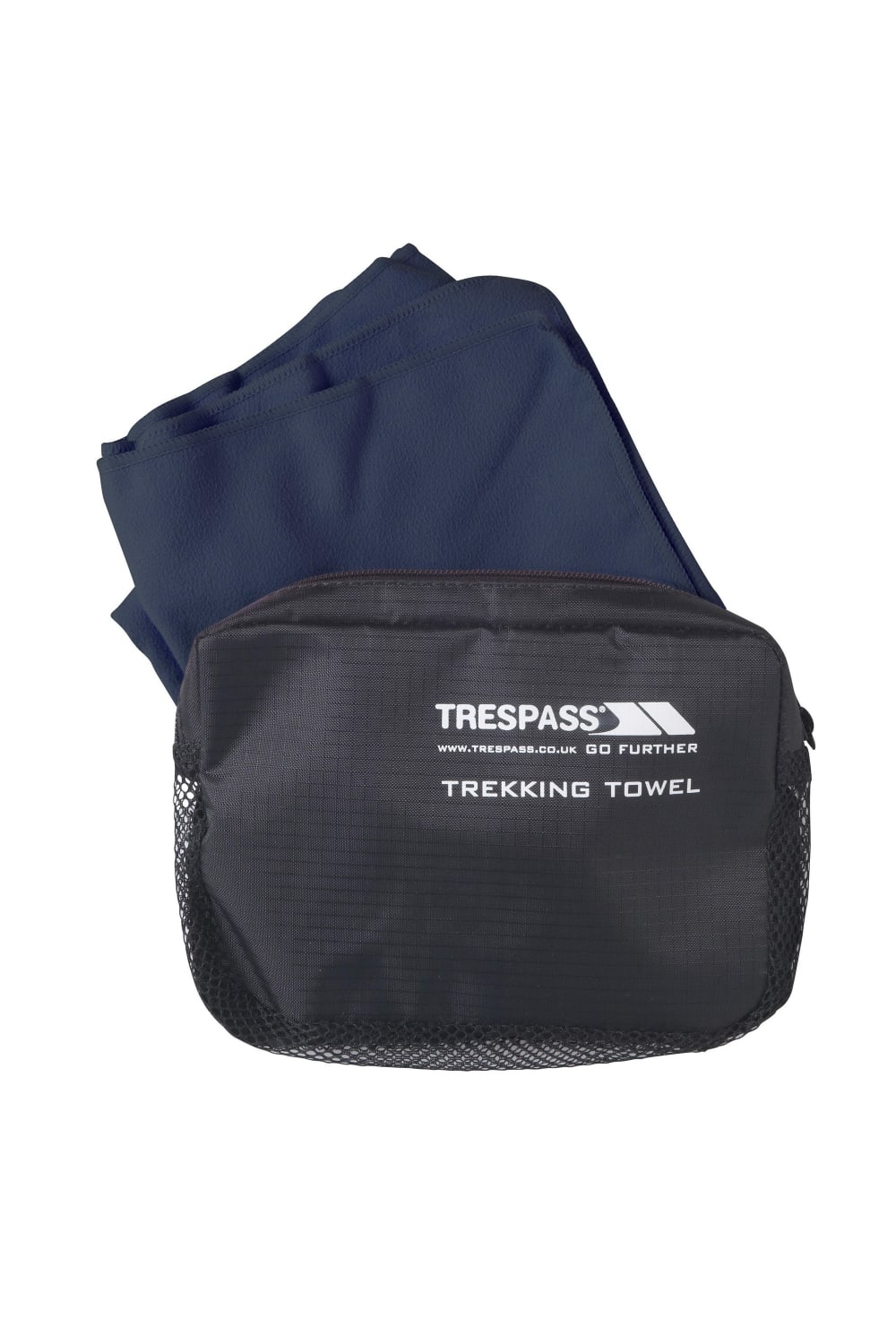 Trespass Soaked Anti-bacterial Sports Towel (Navy Blue) (One Size)