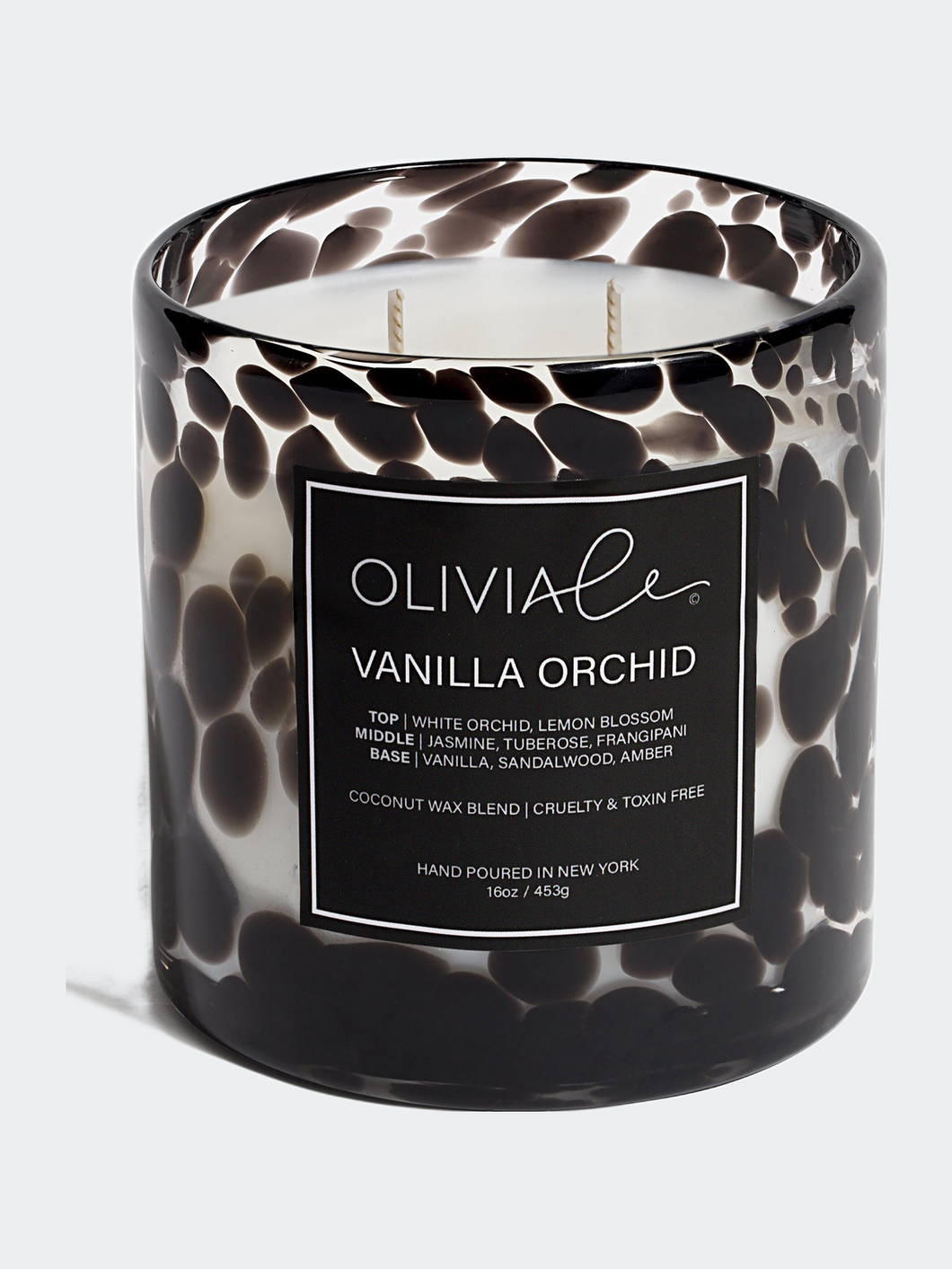 Vanilla Orchid Leopard Candle