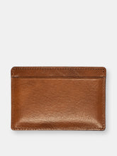 Load image into Gallery viewer, Cognac Brown Leather Cardholder