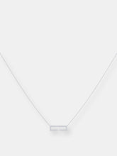 Load image into Gallery viewer, Swing Rectangle Diamond Necklace In Sterling Silver