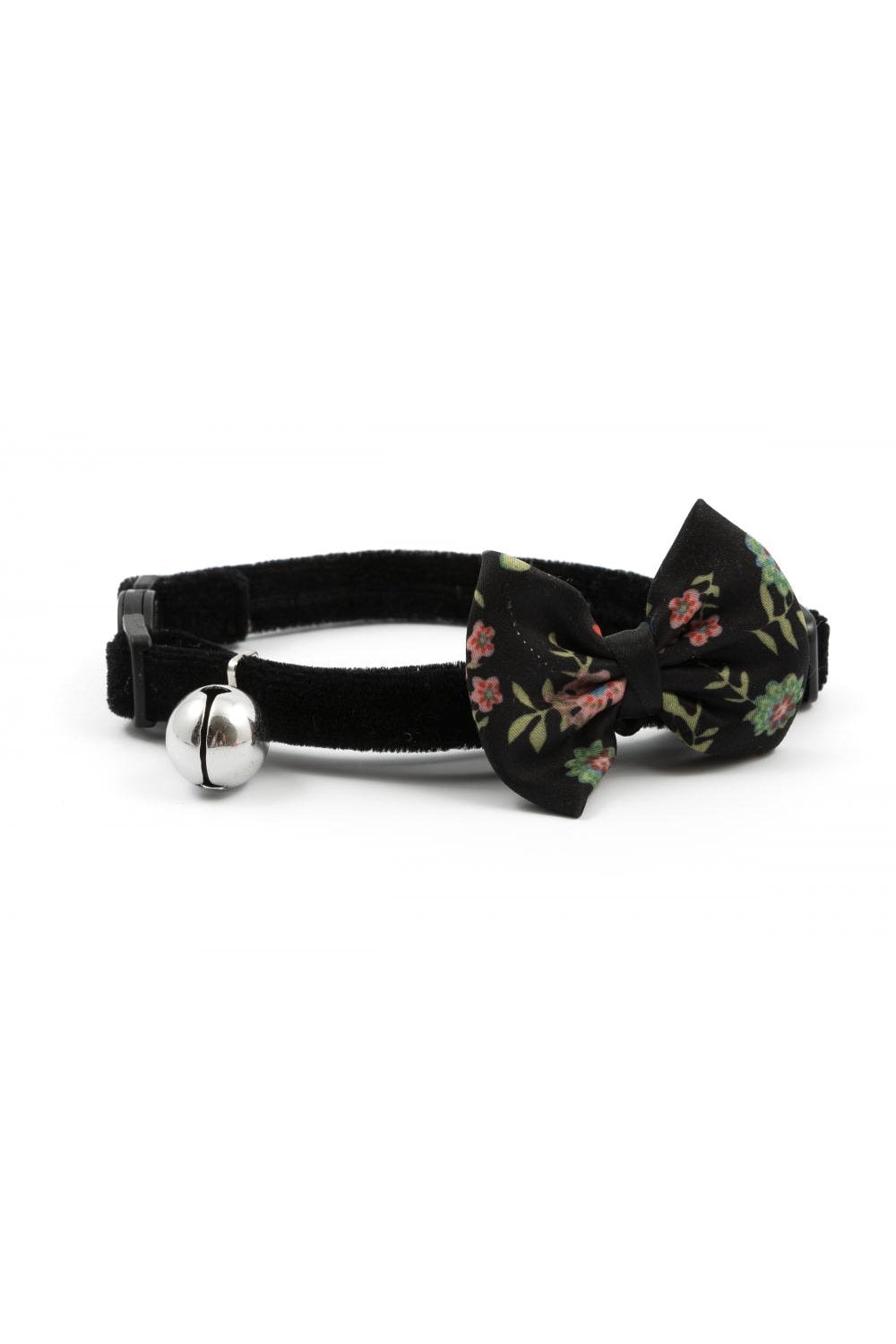 Ancol Vintage Bow Cat Collar (Black) (One Size)