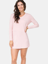 Load image into Gallery viewer, Harlow Sleep Shirt Dress | Pink Dogwood