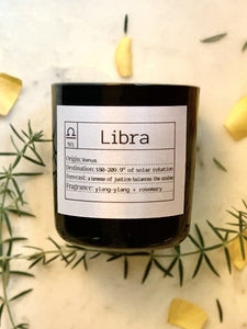 Libra Astrology Slow Burn Soy Candle