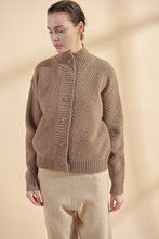 Load image into Gallery viewer, High Neck Wool Sweater Cardigan