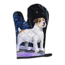 Load image into Gallery viewer, Starry Night Jack Russell Terrier Oven Mitt