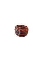 Load image into Gallery viewer, Marcia Wire Wrap Ring in Red and Green