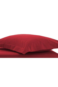 Percale Pillowcase - Deep Berry