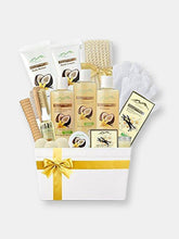Load image into Gallery viewer, Warm Vanilla Sugar &amp; Coconut Milk Premium Deluxe Bath &amp; Body Gift Basket