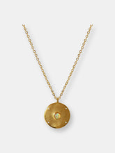 Load image into Gallery viewer, Opal Coin Medallion Necklace