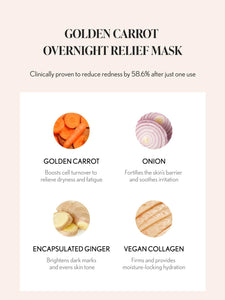 Golden Carrot Overnight Relief Mask