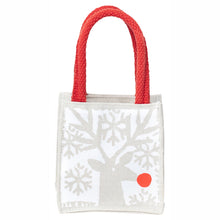 Load image into Gallery viewer, Woodblock Deer Small Itsy Bitsy Gift Bag