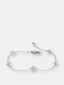 Starkissed Diamond Bracelet In Sterling Silver