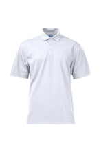 Load image into Gallery viewer, Mens Pique Polo Shirt - White