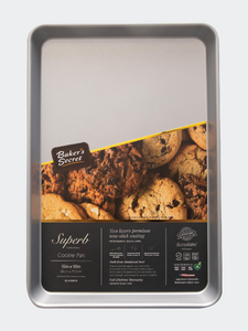 Baker's Secret Nonstick Cookie Sheet 15" x 9.5", Aluminized Steel, Superb Collection