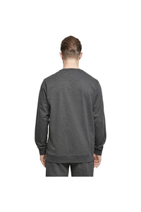 Build Your Brand Mens Basic Crew Neck Sweatshirt (Charcoal)