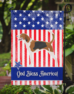 11 x 15 1/2 in. Polyester American Foxhound American Garden Flag 2-Sided 2-Ply