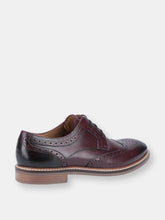 Load image into Gallery viewer, Mens Bryson Leather Shoes (Bordeaux Red)