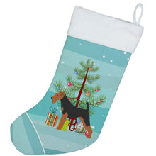 Load image into Gallery viewer, Welsh Terrier Merry Christmas Tree Christmas Stocking