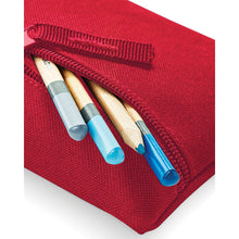 Load image into Gallery viewer, Quadra Classic Zip Up Pencil Case (Classic Red) (One Size)