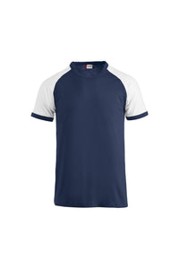 Unisex Adult Raglan T-Shirt - Navy/White