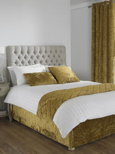Riva Home Verona Bed Wrap (Ochre) (Queen) (UK - King)