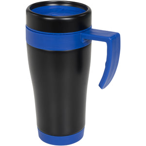 Bullet Cayo 13.5floz Insulated Mug (Solid Black/Blue) (One Size)