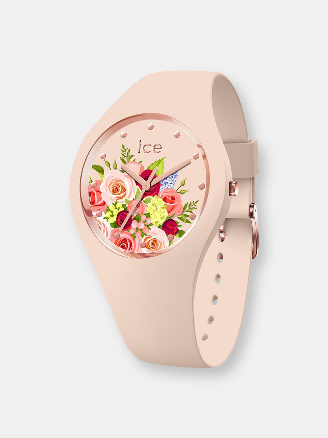 Ice-Watch Women's Flower 017583 Pink Silicone Quartz Fashion Watch