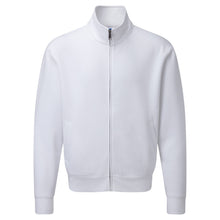 Load image into Gallery viewer, Russell Mens Authentic Full Zip Sweatshirt Jacket (White)