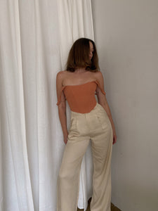 “Cielo Azul” Creme Trouser