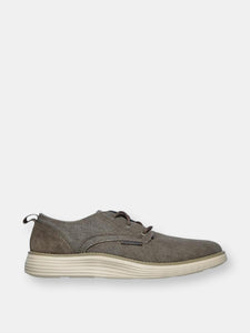 Mens Status 2.0 Pexton Canvas Shoe With Suede Overlays (Taupe)